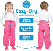 Load image into Gallery viewer, Jan &amp; Jul Kids Fleece Lined Cozy-Dry Rain Pants
