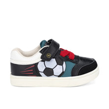 Load image into Gallery viewer, Stride Rite Lighted Goal Sneaker - Black Multi
