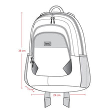 Load image into Gallery viewer, deux par deux Little Kids Backpack - Navy Animal Print
