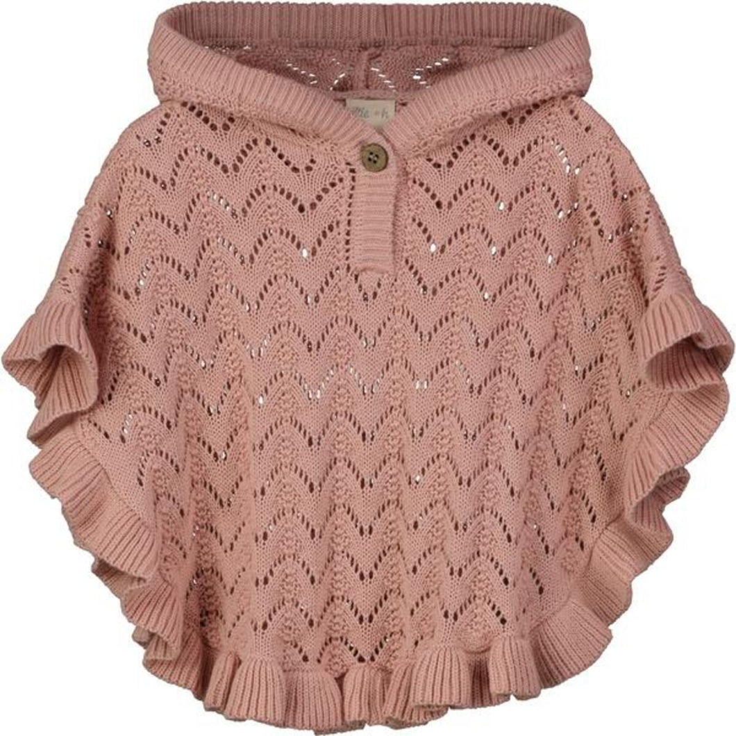 ettie + h Girls Loveday Poncho - Pink