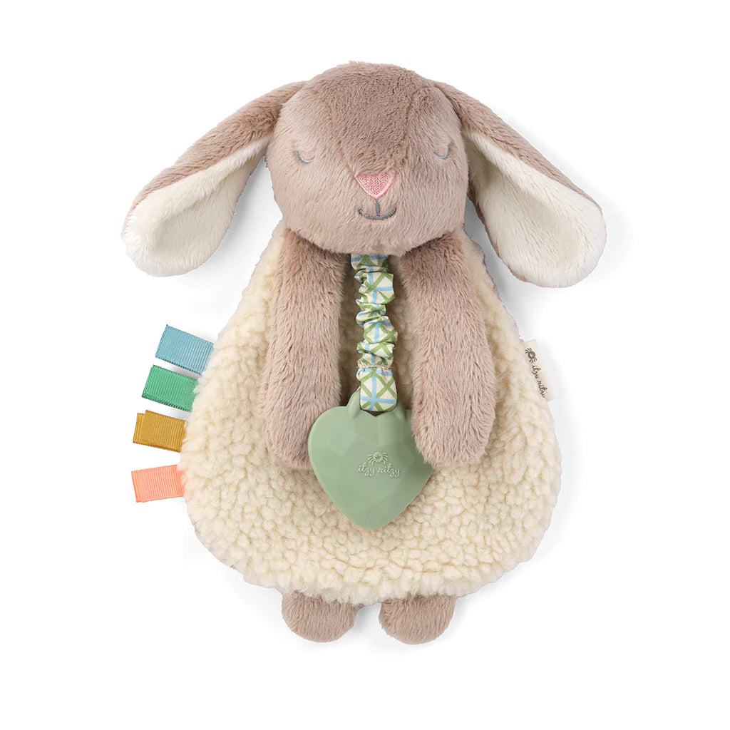 Itzy Ritzy Lovey Plush & Silicone Teether Toy