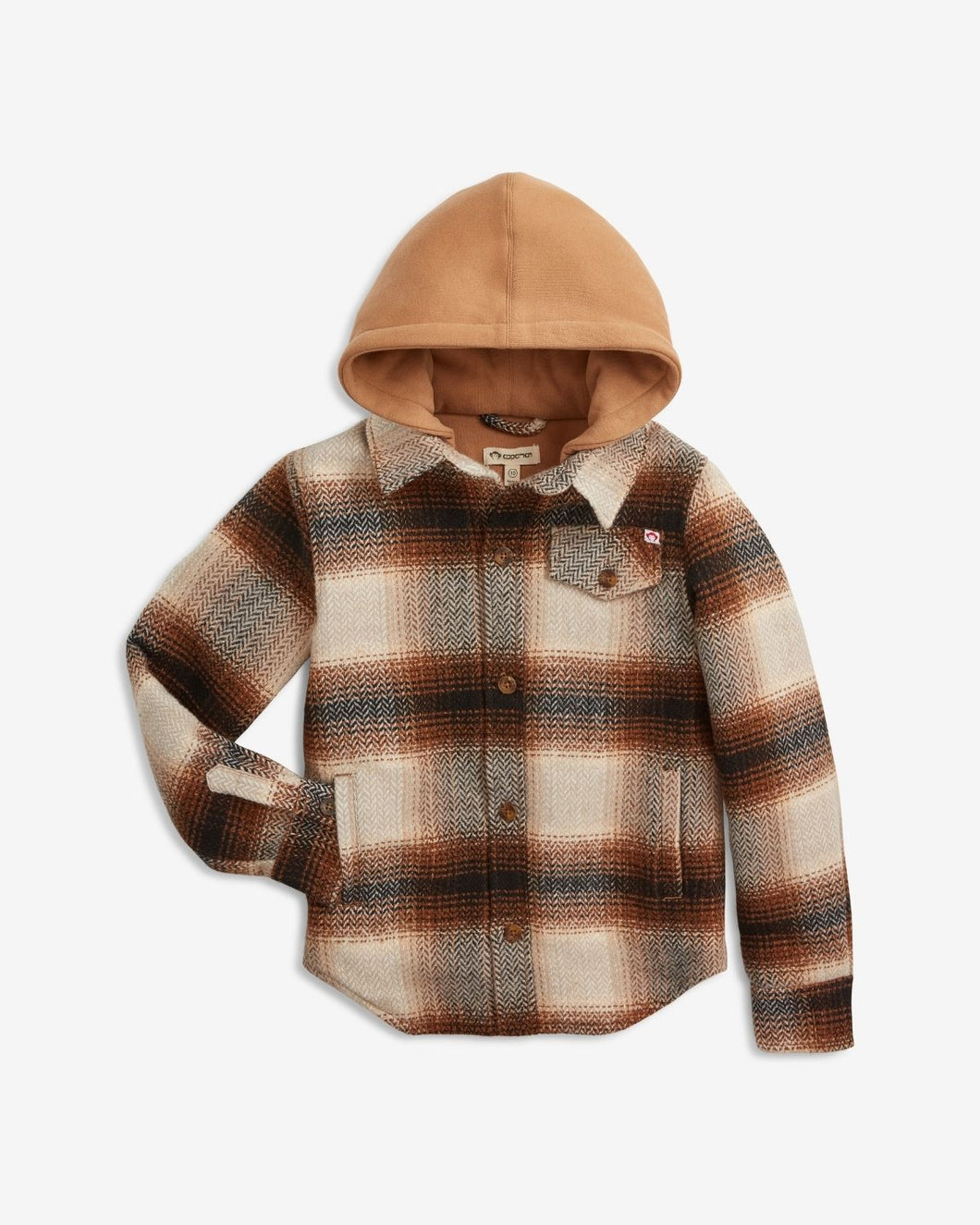 Appaman Boys Lumber Plaid Flannel Hoodie