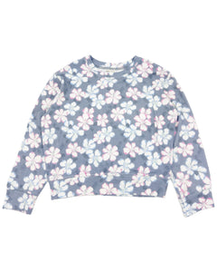 Feather 4 Arrow Girls Luna Hacci Top - Dusty Blue