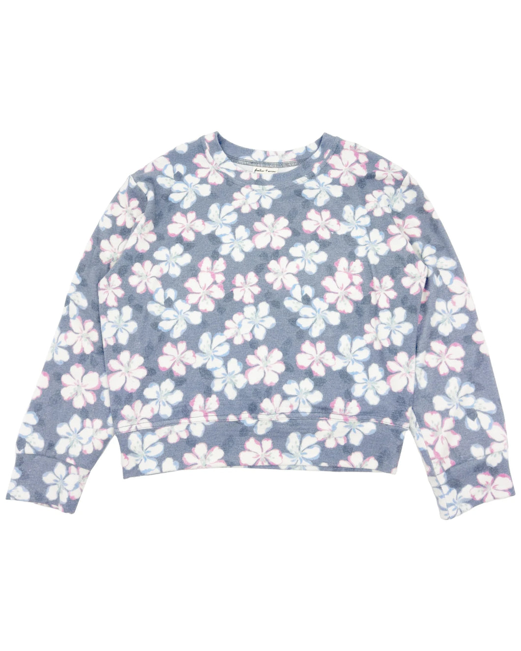 Feather 4 Arrow Girls Luna Hacci Top - Dusty Blue