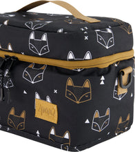 Load image into Gallery viewer, deux par deux Printed Lunch Box - Black Fox
