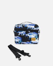 Load image into Gallery viewer, deux par deux Printed Lunch Box - Black Polar Bears
