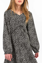 Load image into Gallery viewer, Molly Bracken Girls Woven Dress - Black Daisy
