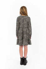Load image into Gallery viewer, Molly Bracken Girls Woven Dress - Black Daisy
