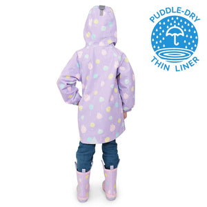 Jan & Jul Kids Fleece Lined Cozy-Dry Rain Jacket