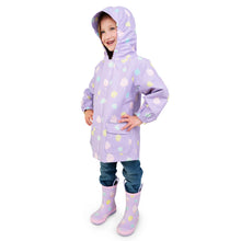 Load image into Gallery viewer, Jan &amp; Jul Kids Fleece Lined Cozy-Dry Rain Jacket
