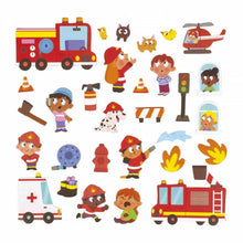 Load image into Gallery viewer, Janod Magneti'stories - Firefighters
