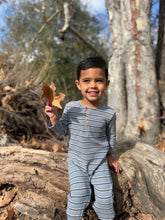 Load image into Gallery viewer, Me &amp; Henry Baby Boys Mason Ribbed Henley Romper
