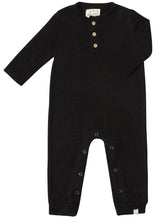 Load image into Gallery viewer, Me &amp; Henry Baby Boys Mason Ribbed Henley Romper
