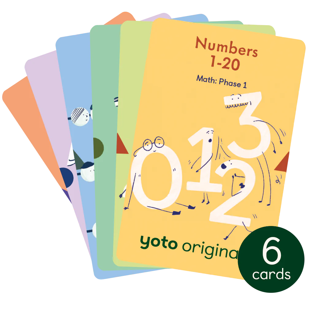 Yoto Player Card - Math Phase 1