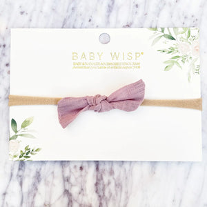 Baby Wisp Megan Tie Knot Bow Headband