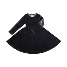 Load image into Gallery viewer, Vignette Girls Merilee Dress - Charcoal Sparkle

