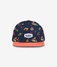Load image into Gallery viewer, Headster Kids Midnight Meadow Snapback - True Indigo
