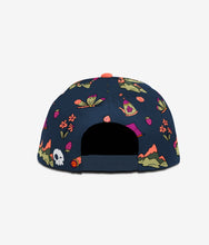 Load image into Gallery viewer, Headster Kids Midnight Meadow Snapback - True Indigo

