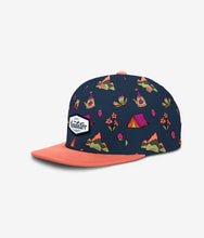 Load image into Gallery viewer, Headster Kids Midnight Meadow Snapback - True Indigo
