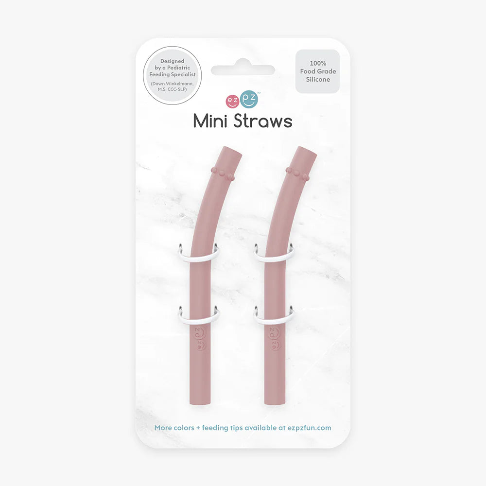 ezpz Mini Cup + Straw Training System Straw Replacement 2-Pack