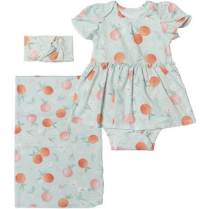 Loulou Lollipop Baby Girls Newborn Gift Set - Peaches