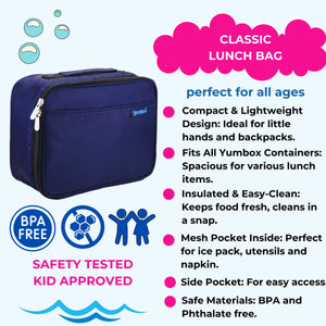Yumbox Classic Lunch Bag - Navy Blue