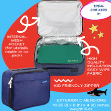 Load image into Gallery viewer, Yumbox Classic Lunch Bag - Navy Blue
