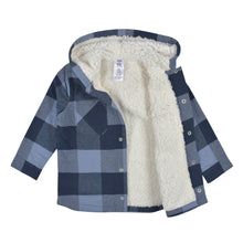 Load image into Gallery viewer, Gerber Baby Boy 2-Piece Jacket &amp; Jogger Set - Navy Plaid
