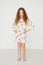 Load image into Gallery viewer, Bambi &amp; Birdie Girls Ruffled Sleep Dress - Bambi
