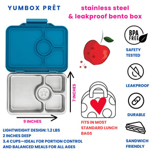 Yumbox Prêt Leakproof Stainless Steel Bento