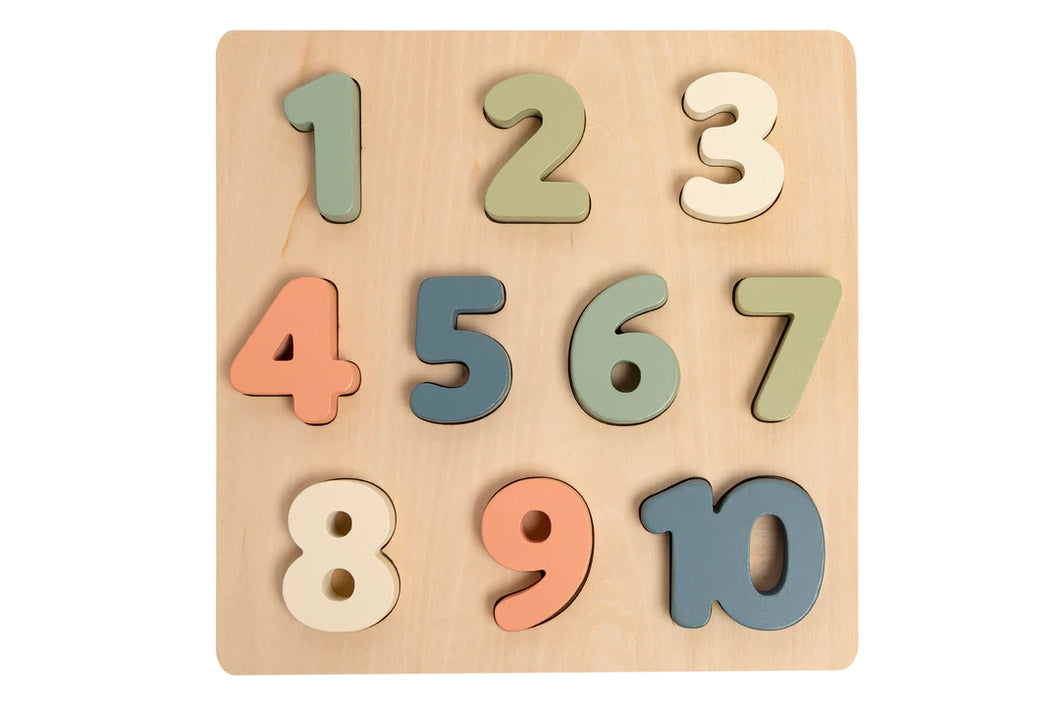 Pearhead Numbers Puzzle Wooden Toy