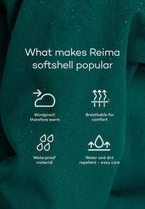 Reima Nurmes Softshell Outdoor Overall - Green Clay