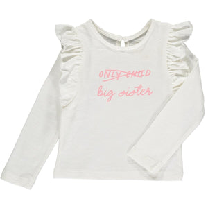 Tiny Victories Girls Only Child Ruffle Long Sleeve Tee