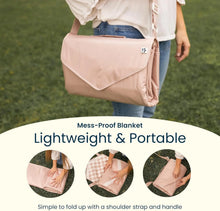 Load image into Gallery viewer, Tiny Twinkle Outdoor Blanket - Black Checkers
