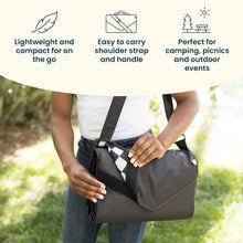 Load image into Gallery viewer, Tiny Twinkle Outdoor Blanket - Black Checkers
