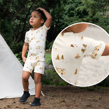 Load image into Gallery viewer, Belan.J Summer Short Sleeve PJ Set - Day Camp
