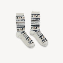 Load image into Gallery viewer, Pokoloko Print Alpaca Kids Socks
