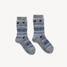 Load image into Gallery viewer, Pokoloko Print Alpaca Kids Socks
