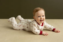 Load image into Gallery viewer, Coccoli Baby Modal Zipper Footie - Cookies on Cream
