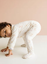 Load image into Gallery viewer, Coccoli Baby Modal Zipper Footie - Teddies on Cream
