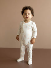 Load image into Gallery viewer, Coccoli Baby Modal Zipper Footie - Teddies on Cream
