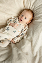 Load image into Gallery viewer, Coccoli Baby Modal Zipper Footie - Dog Balloons on Whisper
