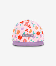 Load image into Gallery viewer, Headster Kids Painted Flowers Snapback - Powder Pink
