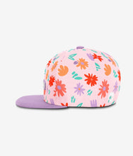 Load image into Gallery viewer, Headster Kids Painted Flowers Snapback - Powder Pink
