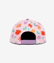 Load image into Gallery viewer, Headster Kids Painted Flowers Snapback - Powder Pink
