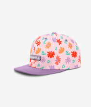Load image into Gallery viewer, Headster Kids Painted Flowers Snapback - Powder Pink
