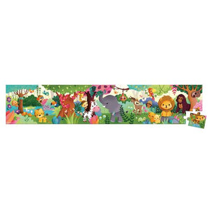 Janod 36pc Panoramic Puzzle - Wild Animals