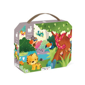 Janod 36pc Panoramic Puzzle - Wild Animals