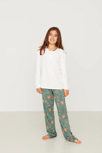 Load image into Gallery viewer, Bambi &amp; Birdie Youth Wide Leg Pajama Set - Hockey

