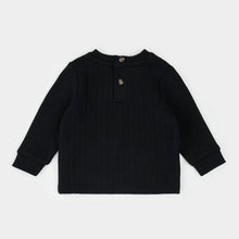 Load image into Gallery viewer, Petit Lem Baby Penguin on Black Outfit Set
